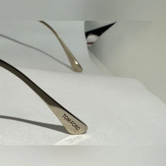 Tom Ford Black and Gold Sunglasses - Picture 7 of 8